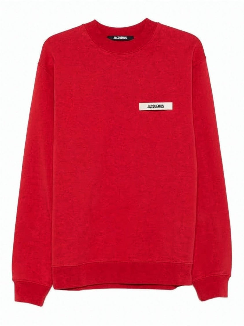 Jacquemus Red Long Sleeve Sweatshirt