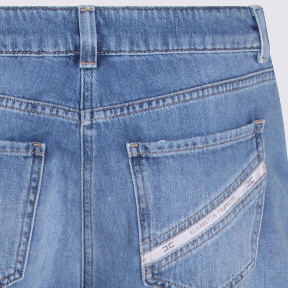 Elisabetta Franchi Straight-Cut Denim Jeans