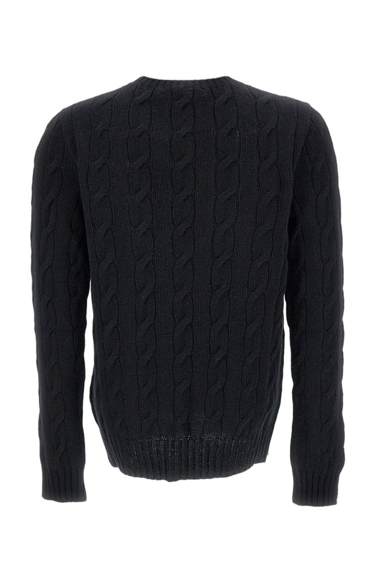 Ralph Lauren Collection Cable Knit Cashmere Crewneck Sweater