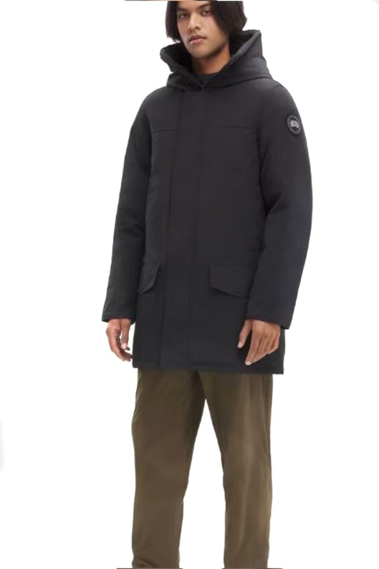 Canada Goose Black Polyester-Cotton Blend Parka