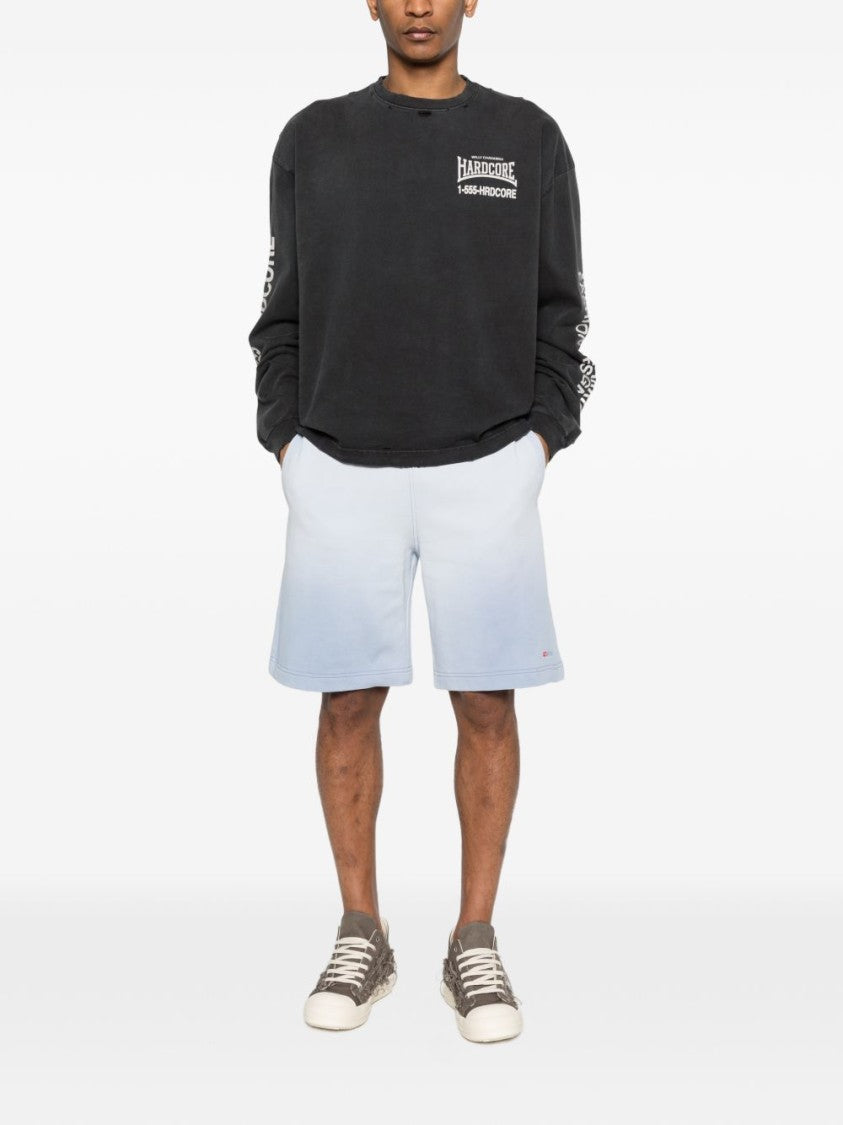 Diesel Relaxed Fit Gradient Silk-Nylon Shorts