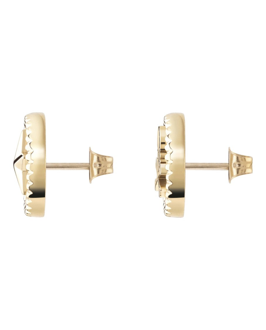 Philipp Plein Plein Mini Logo Stud Earrings