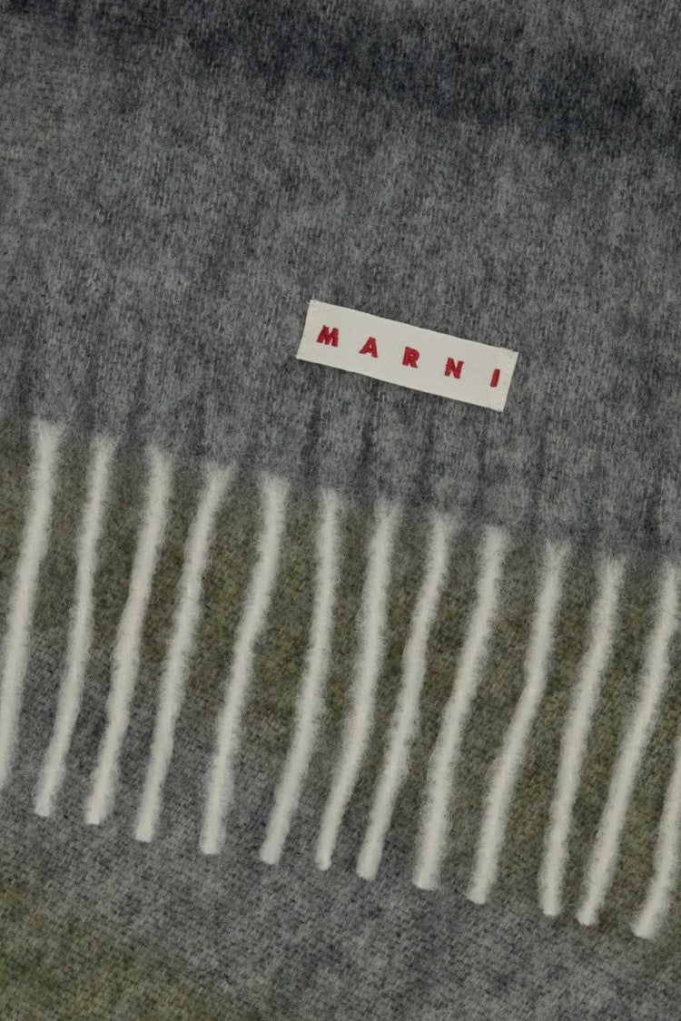 Marni Multicolor Mohair Blend Scarf