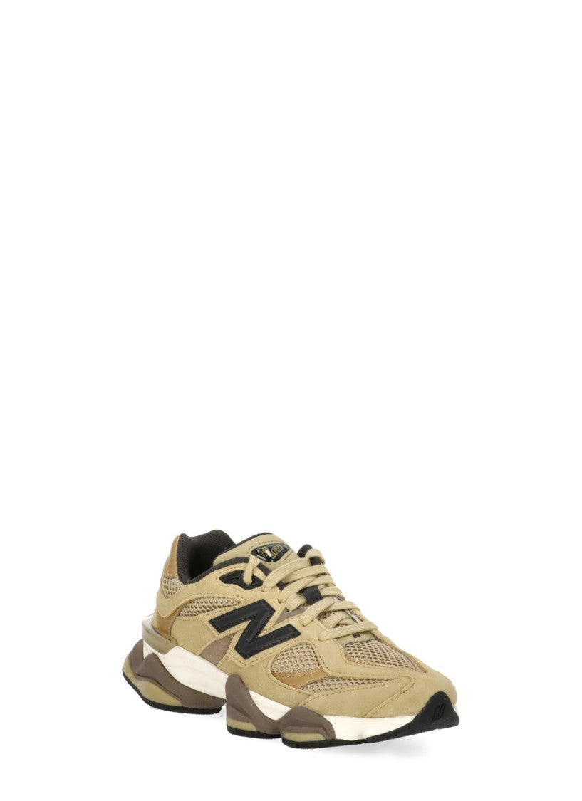 New Balance Gold Technical Fabric Low-Top Sneakers