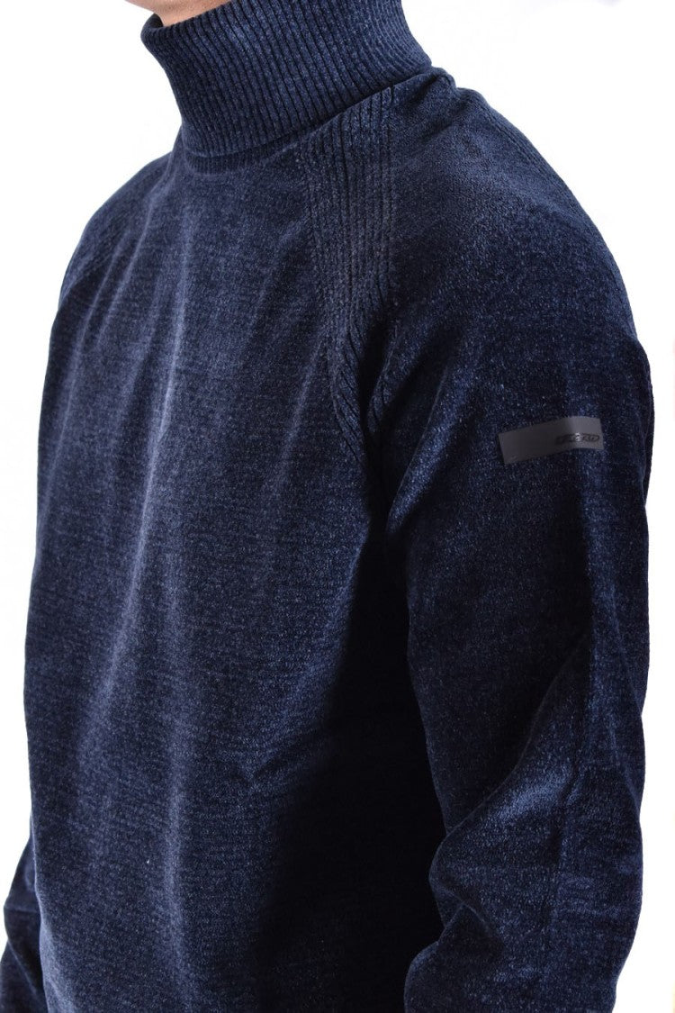 Rrd Blue Wool-Blend Sweater