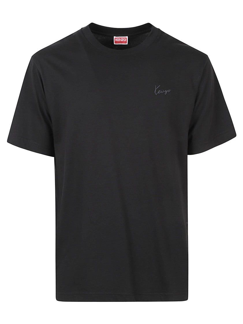 Kenzo Lightweight Embroidered Archive Logo Cotton Jersey T-Shirt