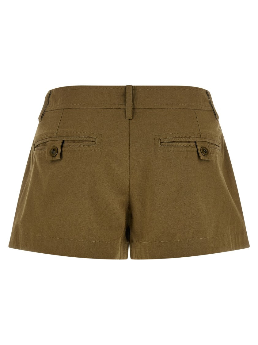Isabel Marant 'Barta' Flared Cotton Canvas Skort