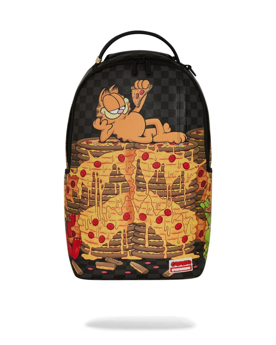Sprayground Backpack With Playful Cartoon Cat