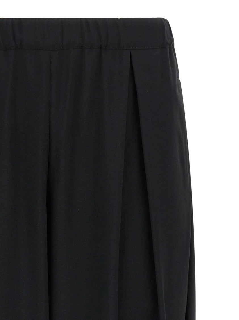 Comme Des Garçons Light Wool Trousers With Egg-Shaped Silhouette