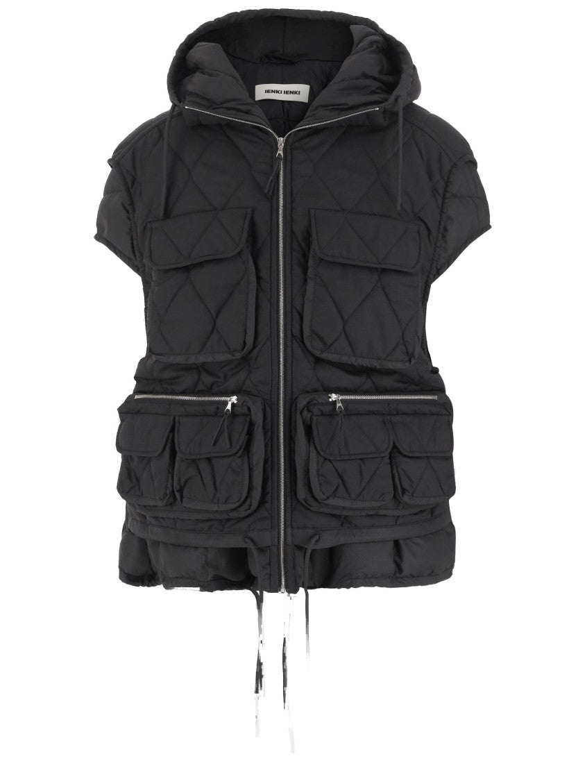 Ienki Ienki Nylon Padded Vest With Adjustable Hem