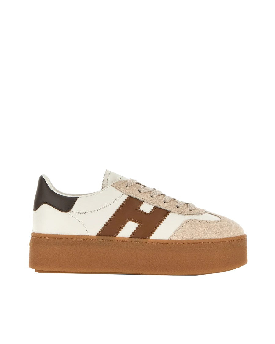 Hogan Cool Ivory/Beige/Brown Sneakers
