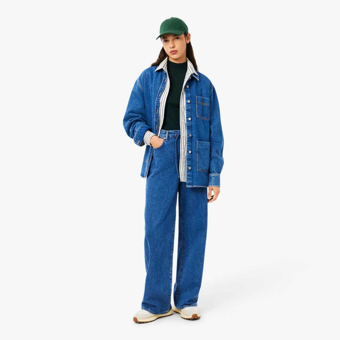 Lacoste Ribbed Merino Wool Turtleneck Sweater