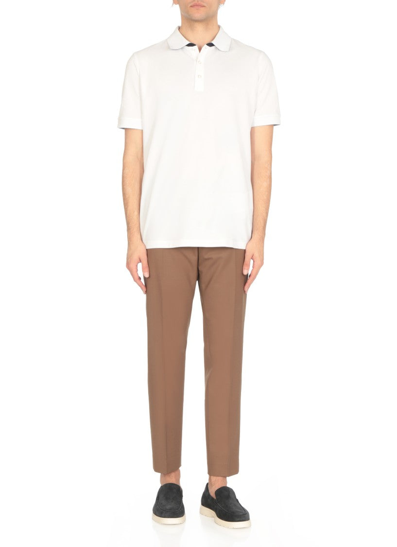 Tod's Blue Embroidered Logo Loafers