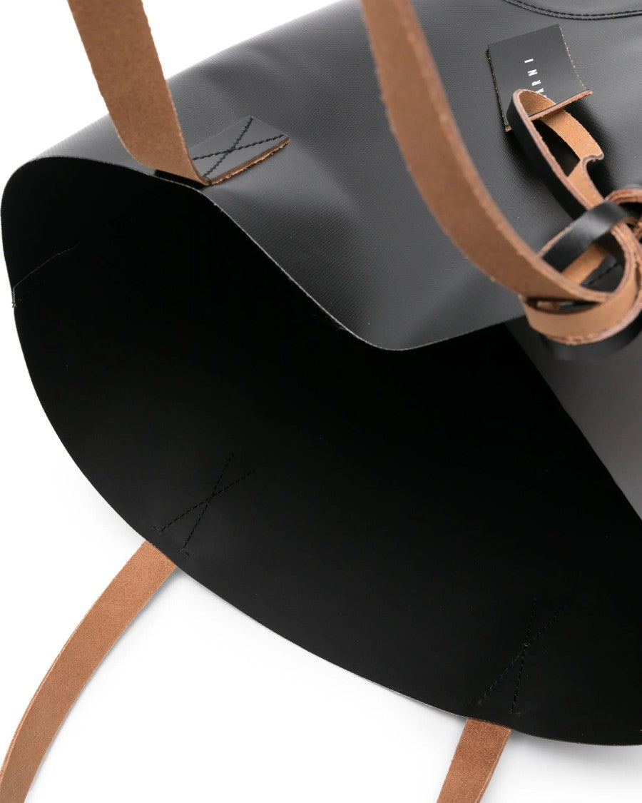 Marni Black Shopping Bag With Tag