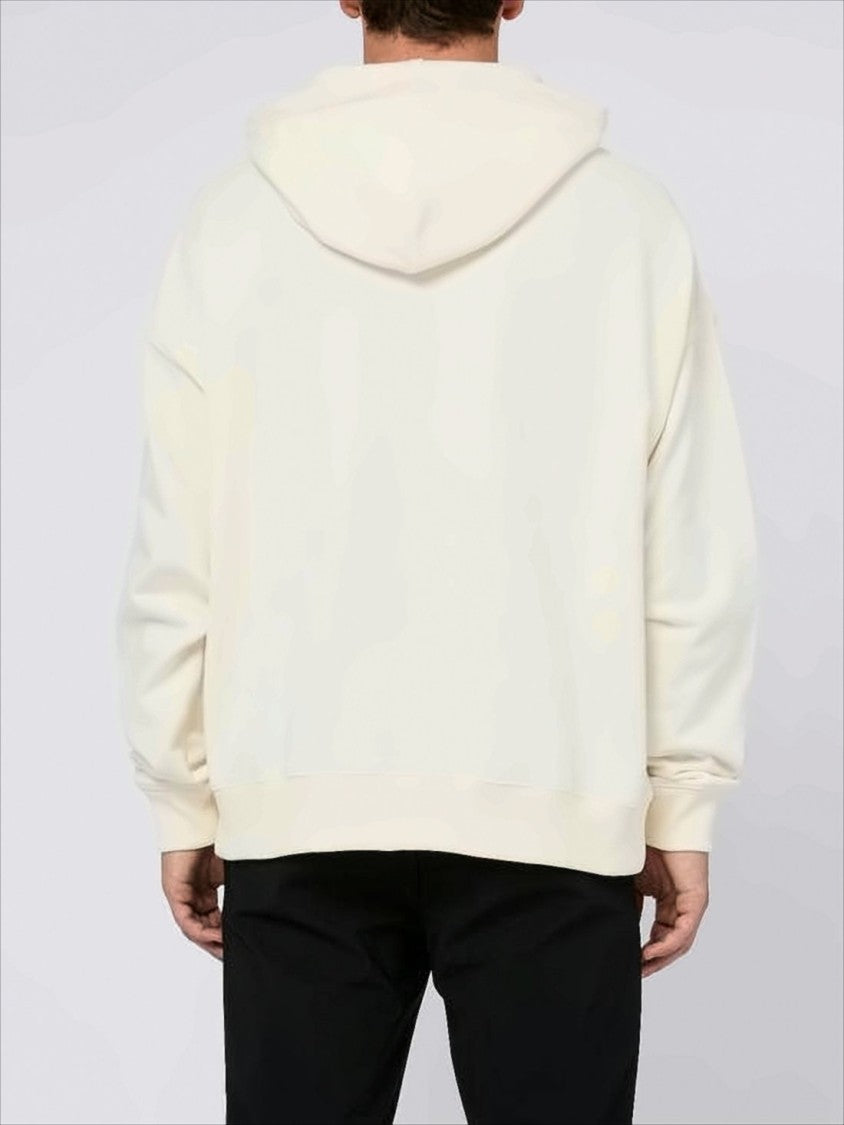 Msgm Relaxed-Fit Graphic Logo Hoodie