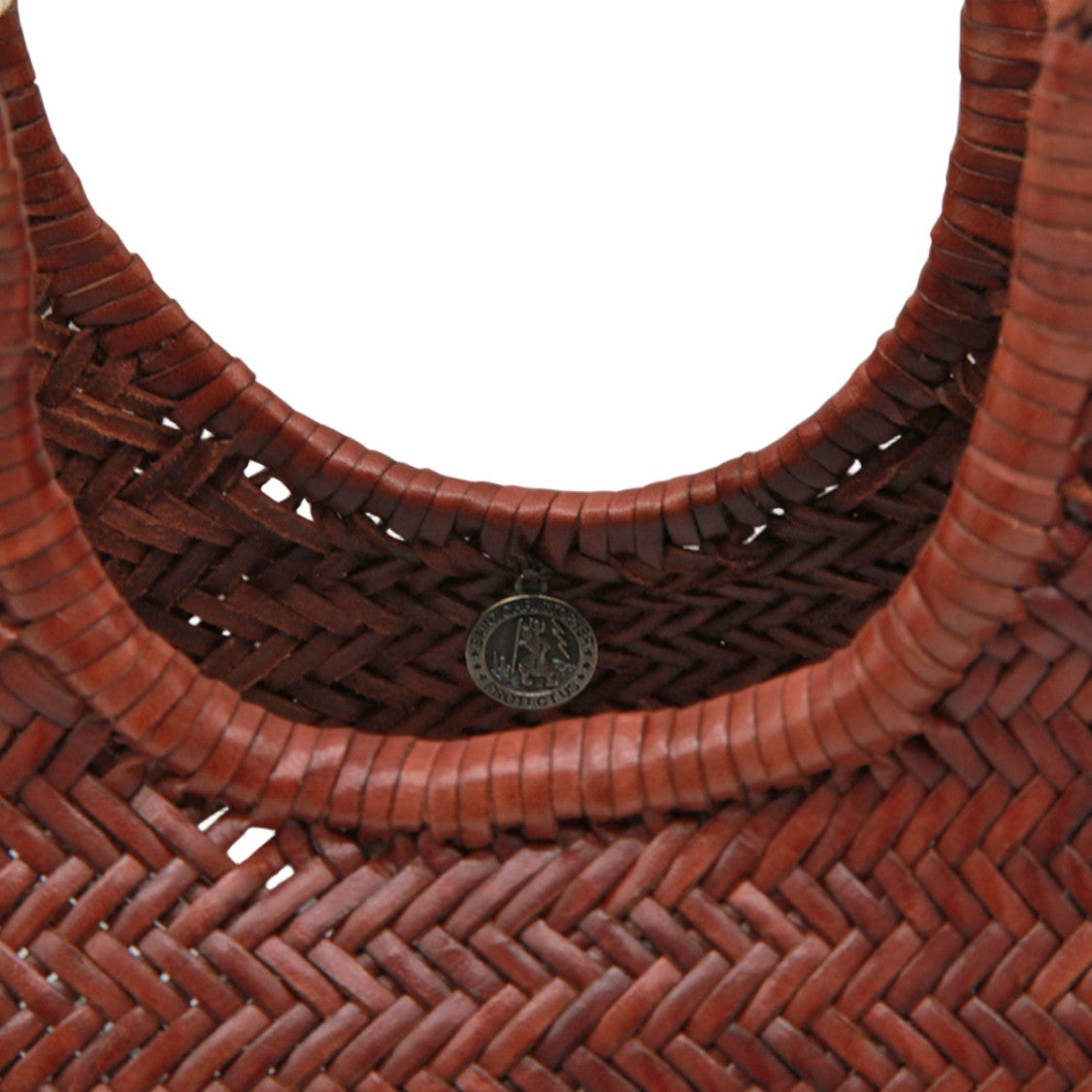 Dragon Diffusion Medium Woven Braided Handle Tote Bag