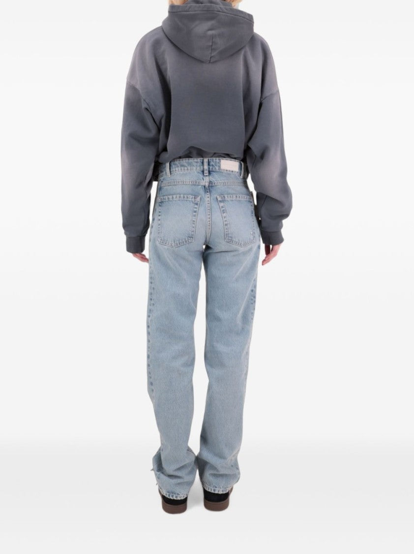 Icon Denim Light Blue Relaxed Straight-Leg Jeans