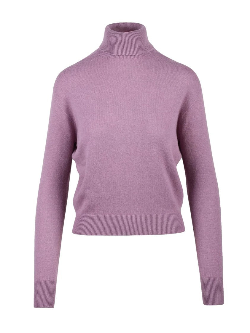 Kaos Ciclista Wool Sweater With High Neckline And Ribbed Details