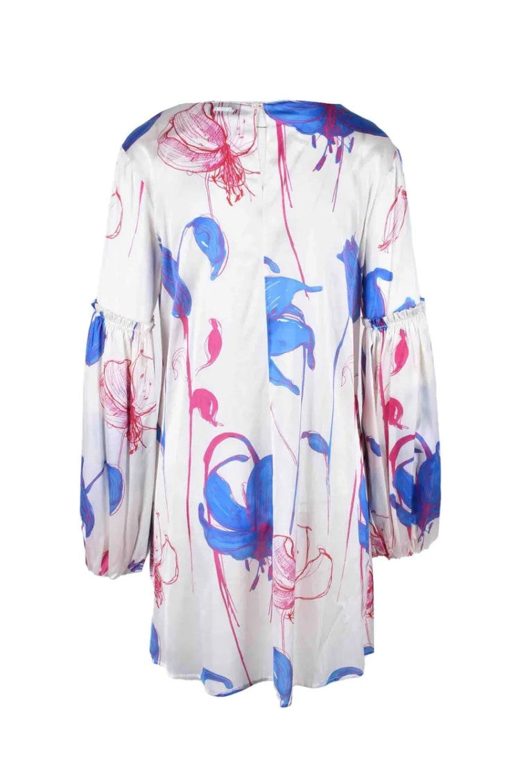 Aglini Silk Dress - White