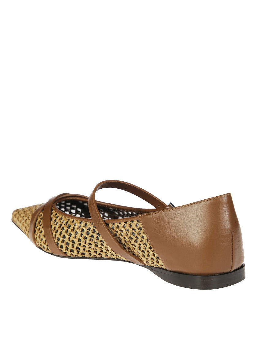 Max Mara Woven Design Mary Jane Ballerina