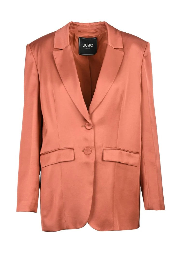 Liu Jo Satin Jacket - Rust