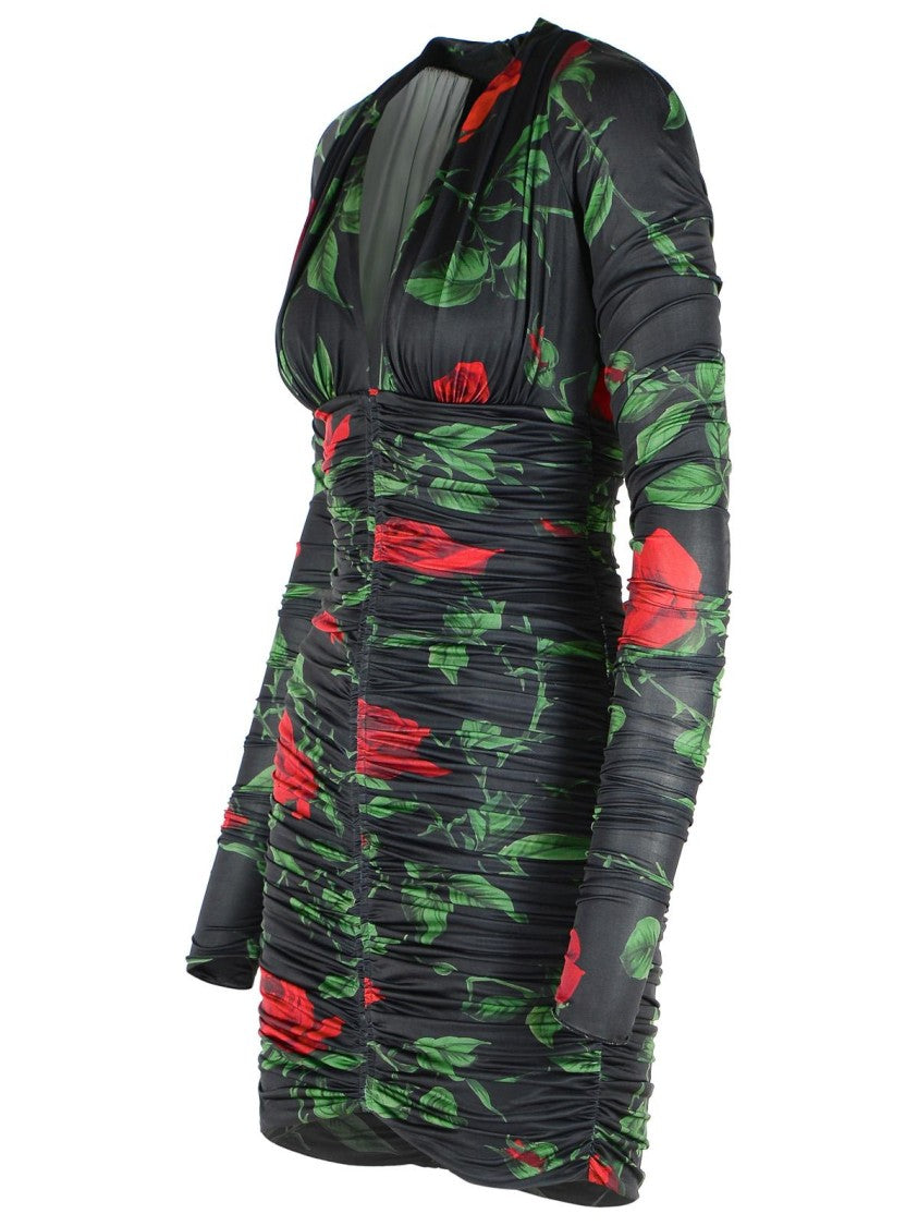Blumarine Black Polyester Dress