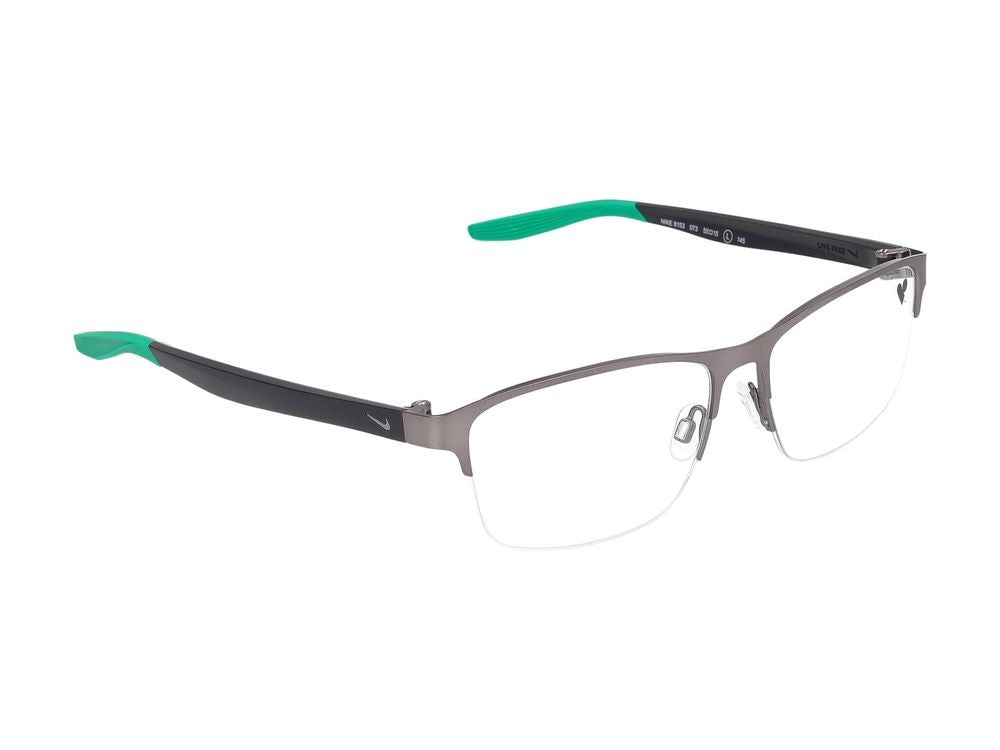 Nike Eyeglasses 8153 073 Satin Gunmetal/Matte Gridiron 55/15/145