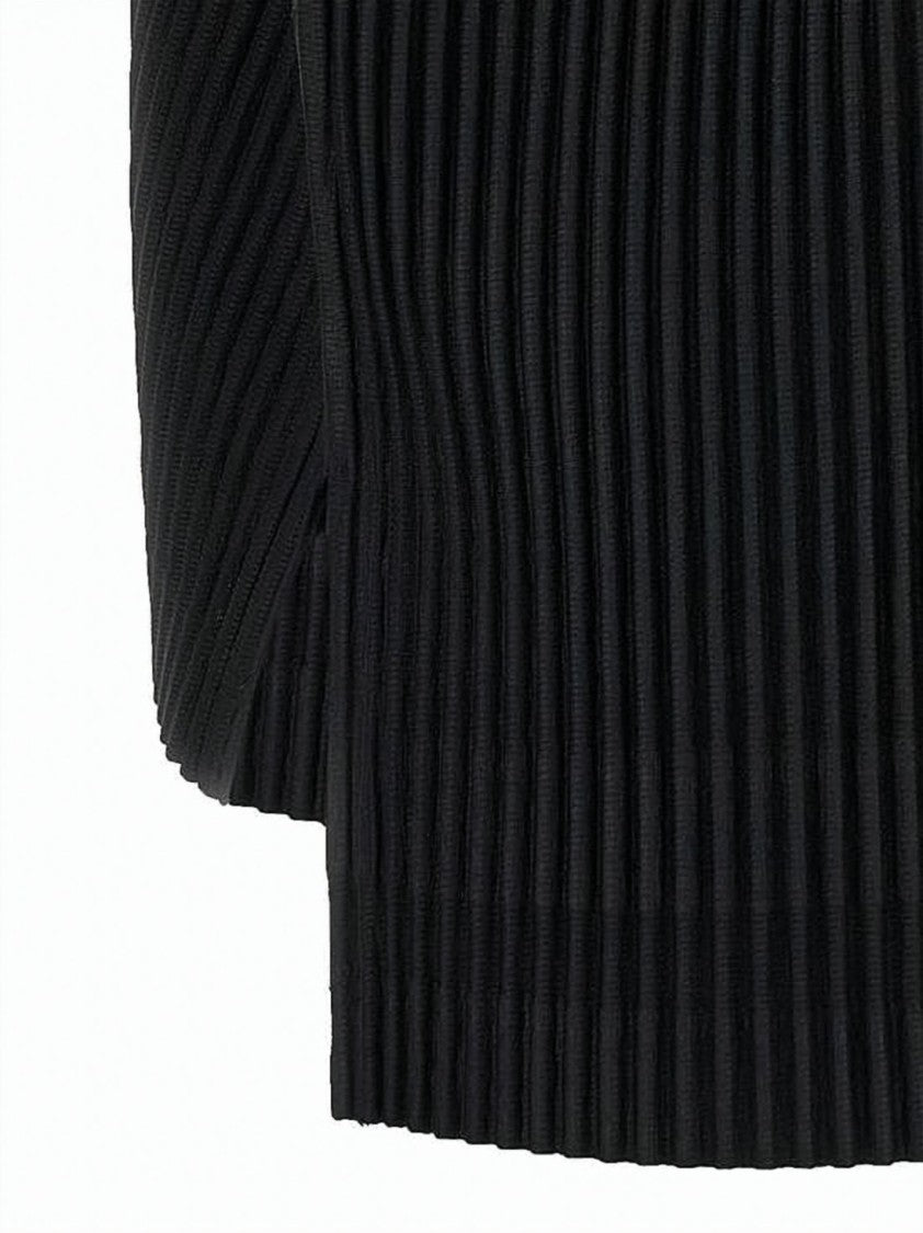 Homme Plissé Issey Miyake Pleated Short-Sleeve Shirt With Button-Down Closure