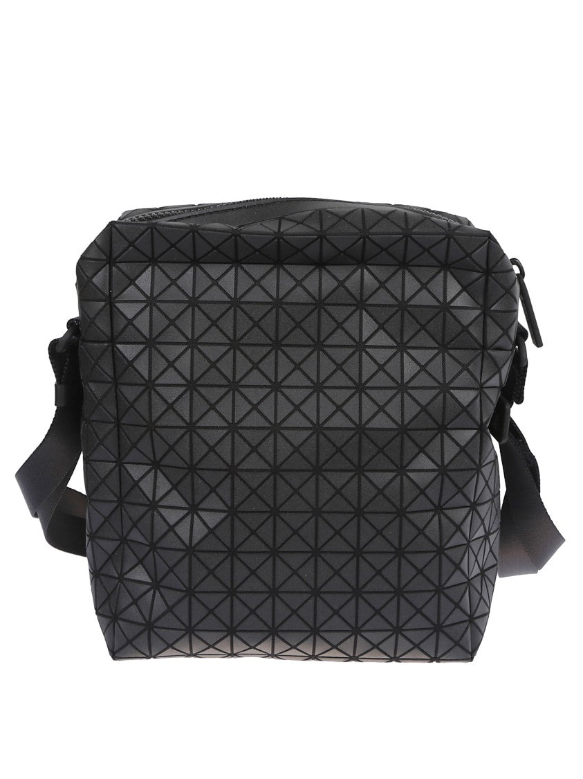 Bao Bao Issey Miyake Geometric Pattern Leather Shoulder Bag With Adjustable Strap