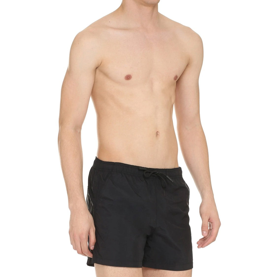 Marcelo Burlon Mid-Thigh Swim Shorts With Embroidered Logo Detail