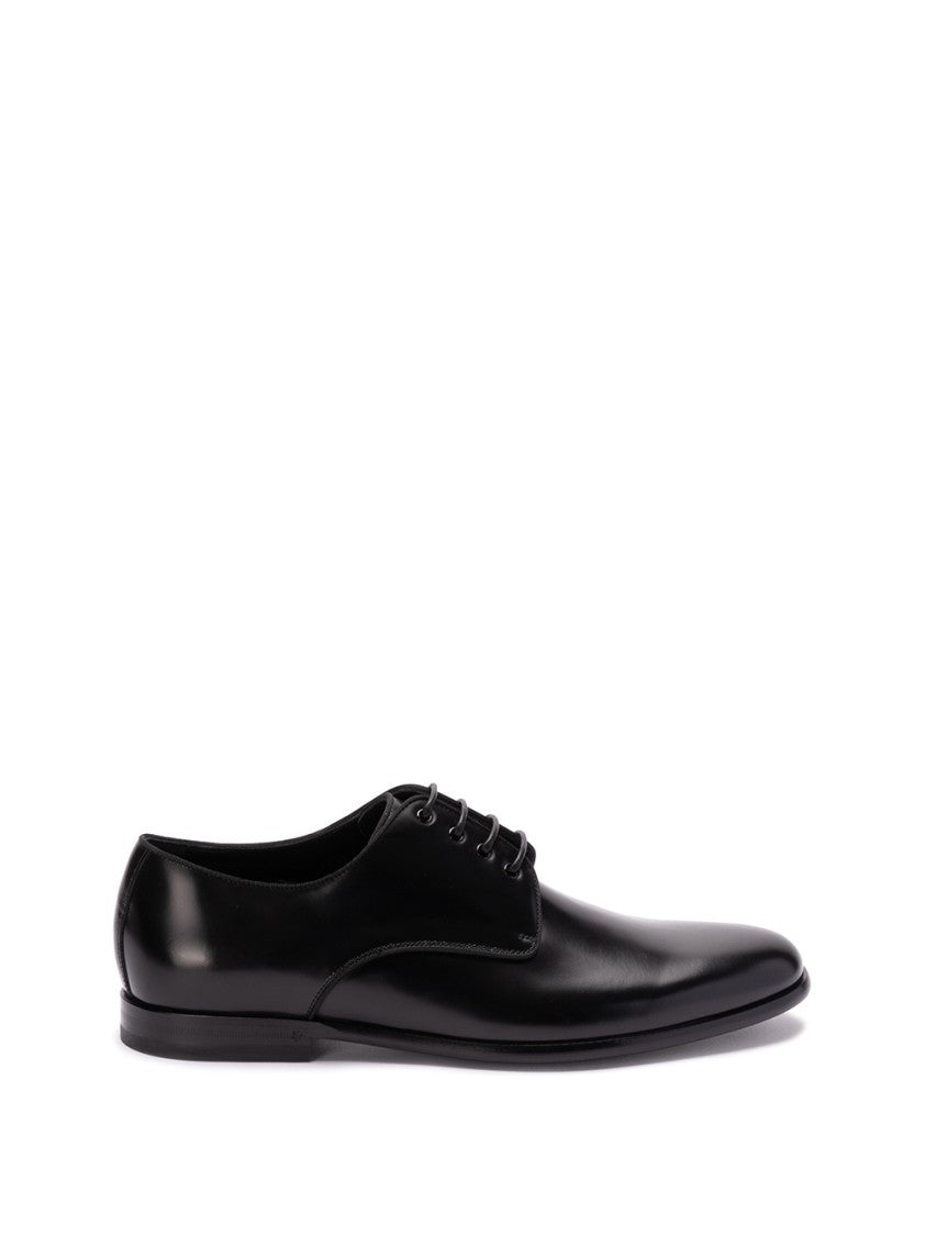 Dolce & Gabbana Polished Calf Leather Derby Shoes