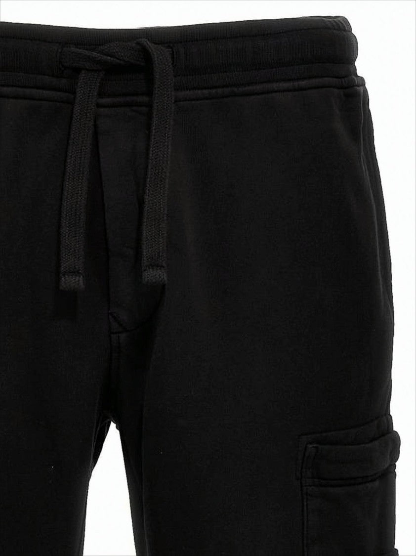 Stone Island Straight Fit Black Pants