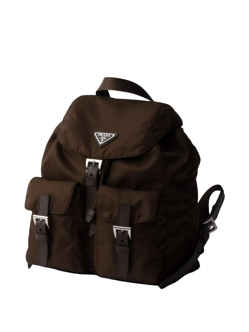 Prada Black Re-Nylon Compact Backpack