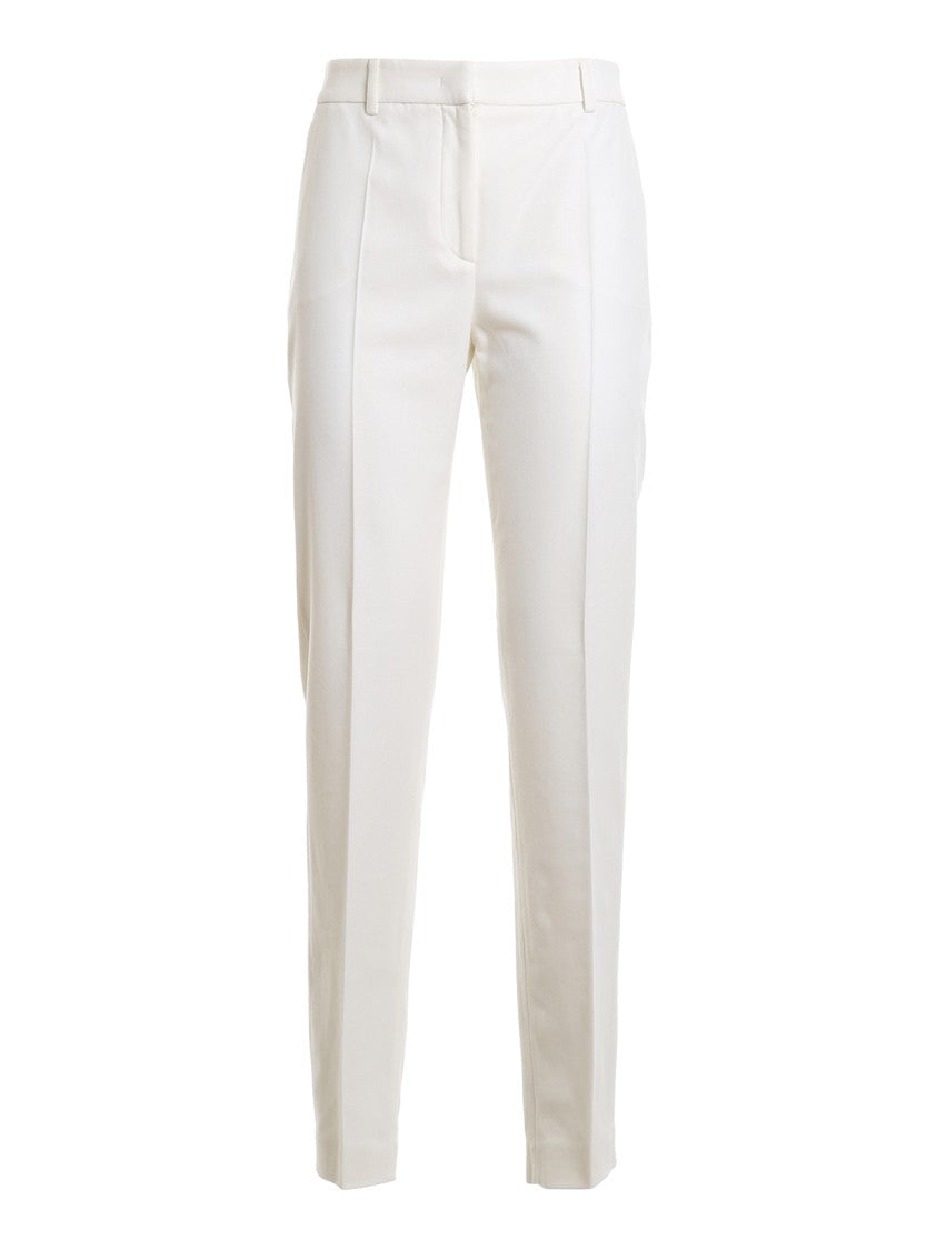 Alberta Ferretti Straight-Leg Tailored Pants With Mid-Rise Waist