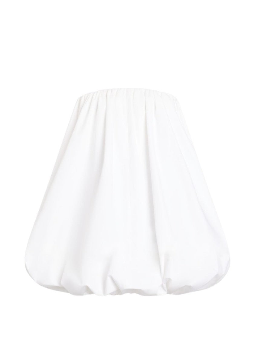 Patou Black Strapless Bubble Silhouette Mini Dress