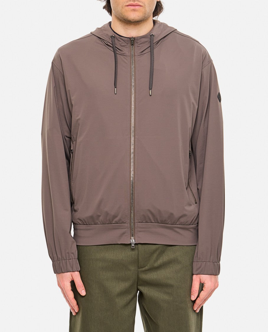 Herno Brown Hooded Sweatshirt