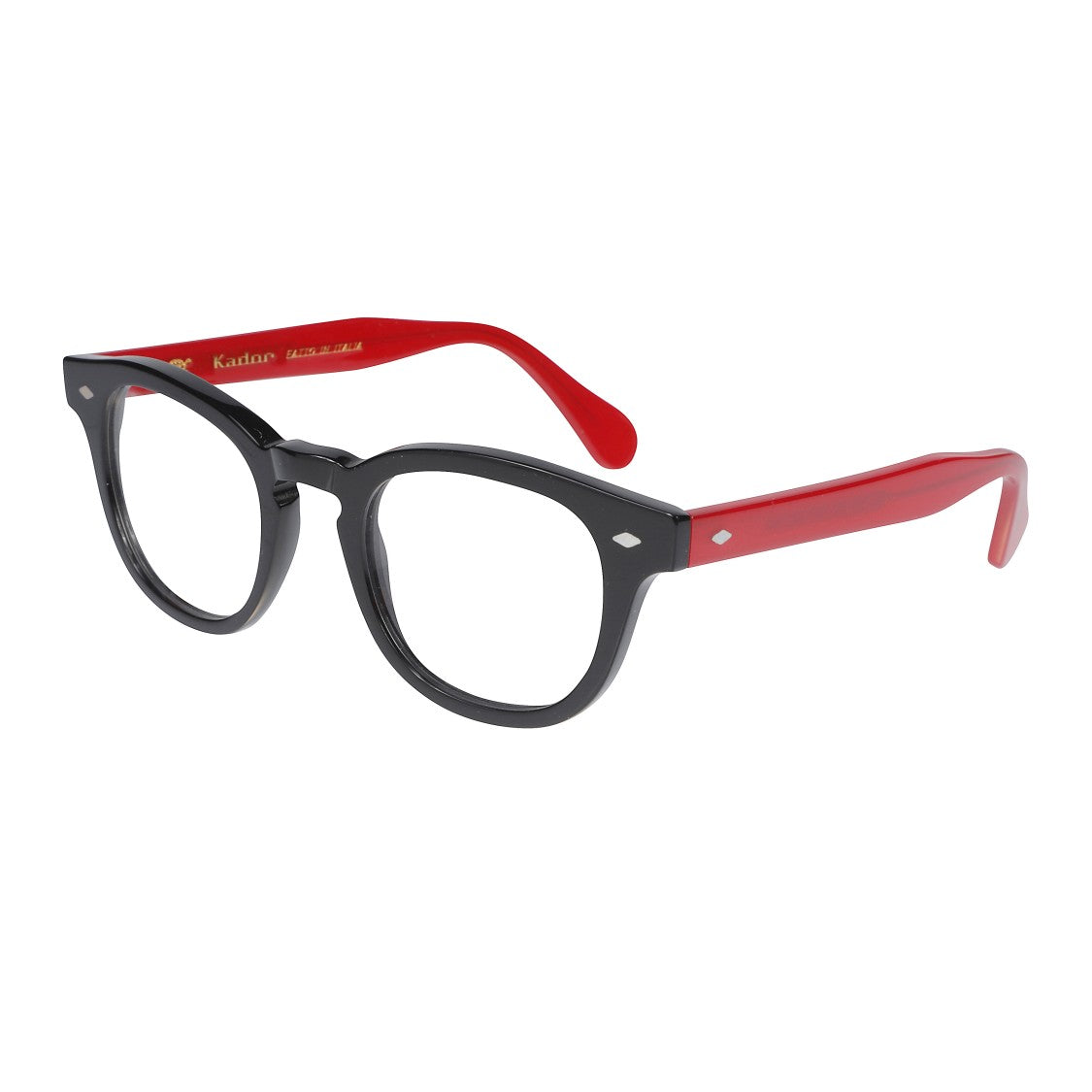 Kador Jolly Cal 49 Bold Black Rounded Square Sunglasses