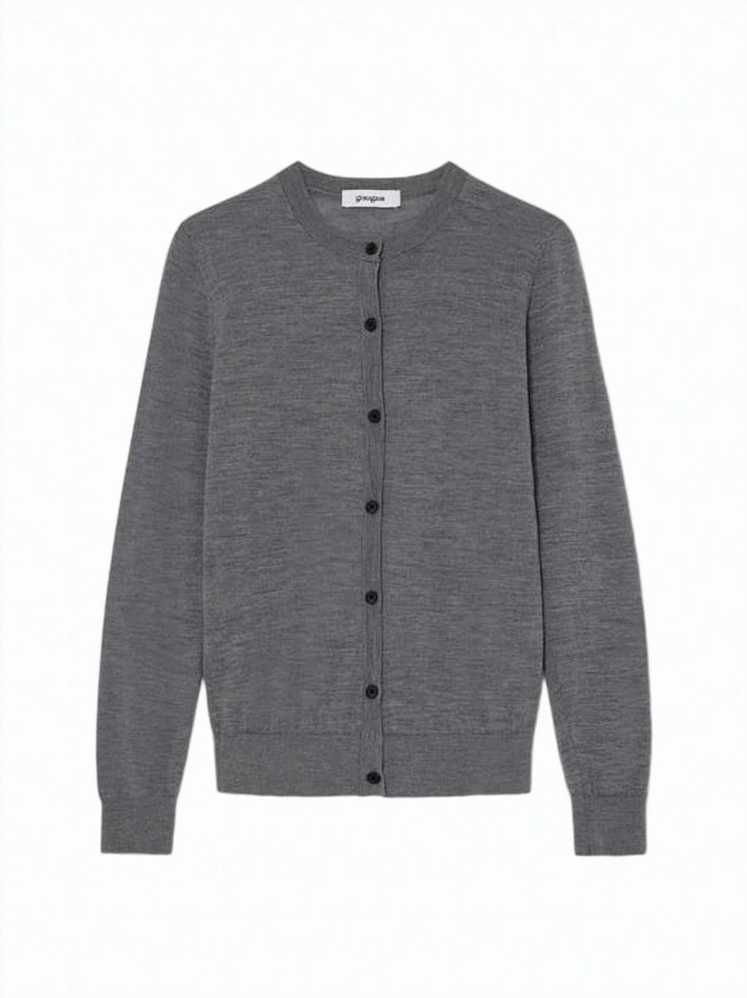Gimaguas Refined Grey Wool Cardigan