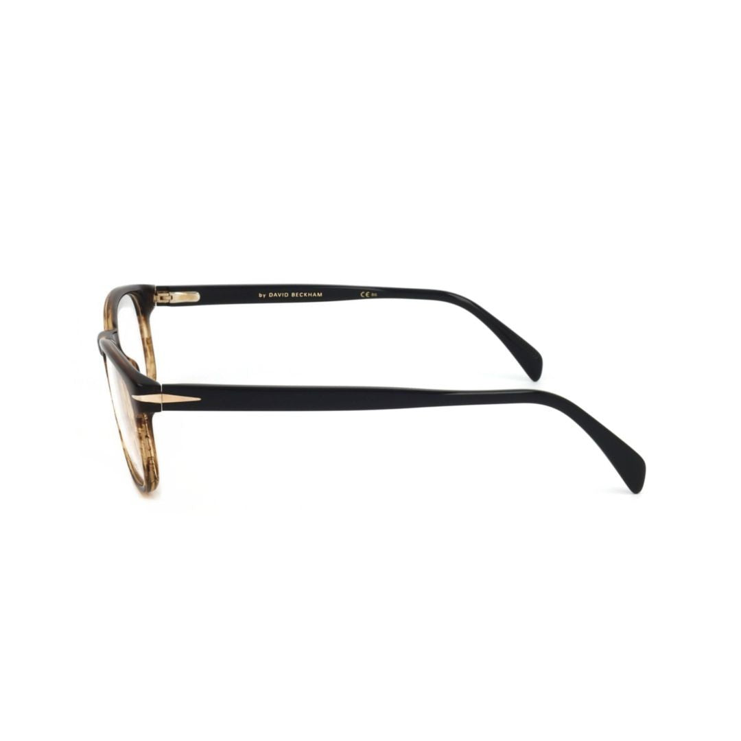 David Beckham Db 1064 Rectangular Gradient Brown Acetate Eyeglasses