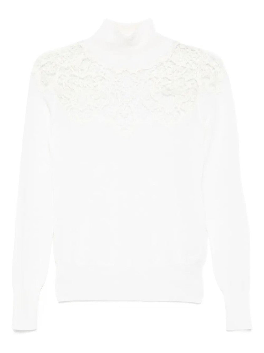 Ermanno Scervino Long Sleeve Turtle-Neck Sweater