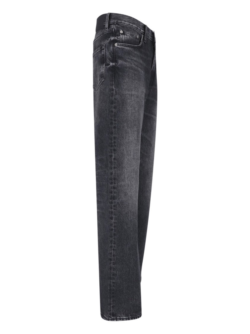 Sunflower Black Denim Wide-Leg Jeans
