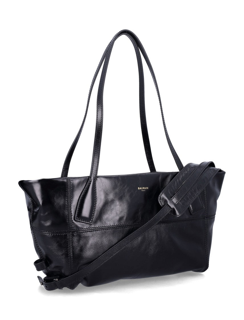 Balmain Track Zip Tote Bag