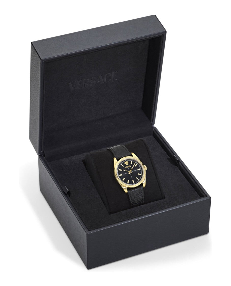 Versace Millenyium Leather Watch