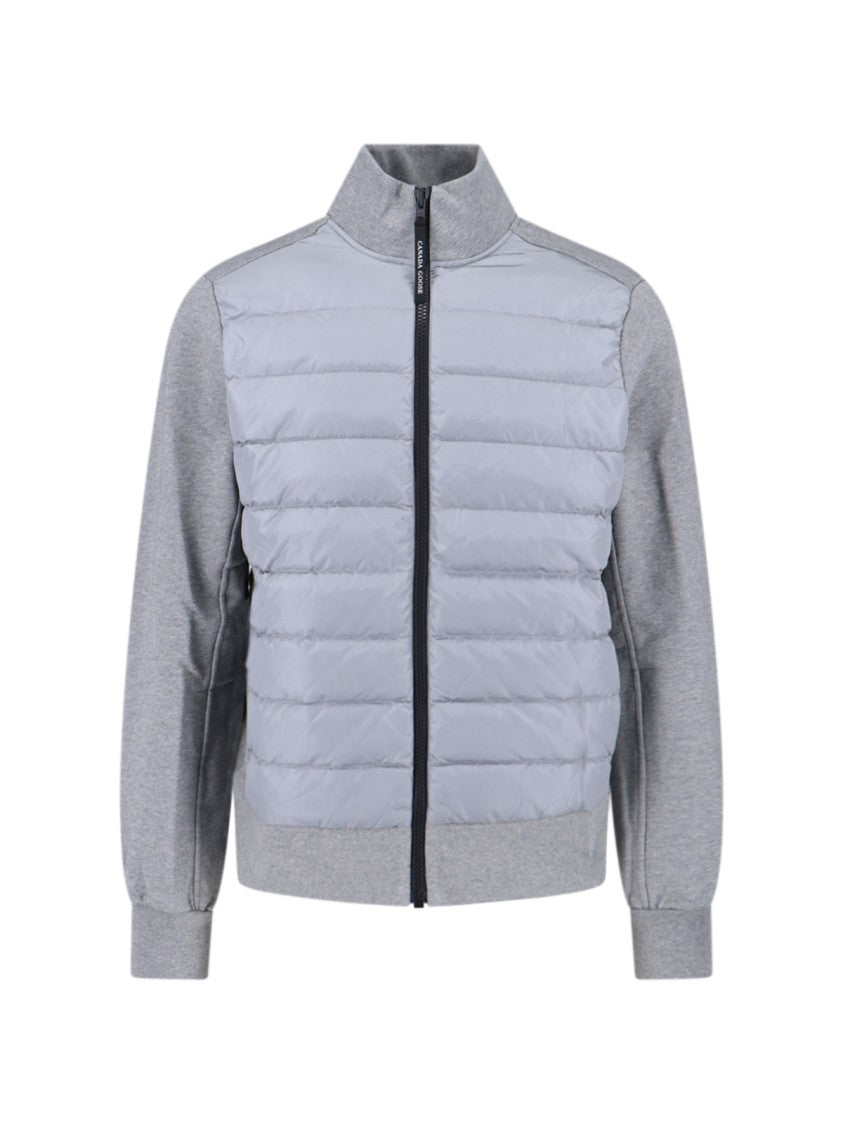 Canada Goose Quilted Front Panel Casual Jacket With High Collar