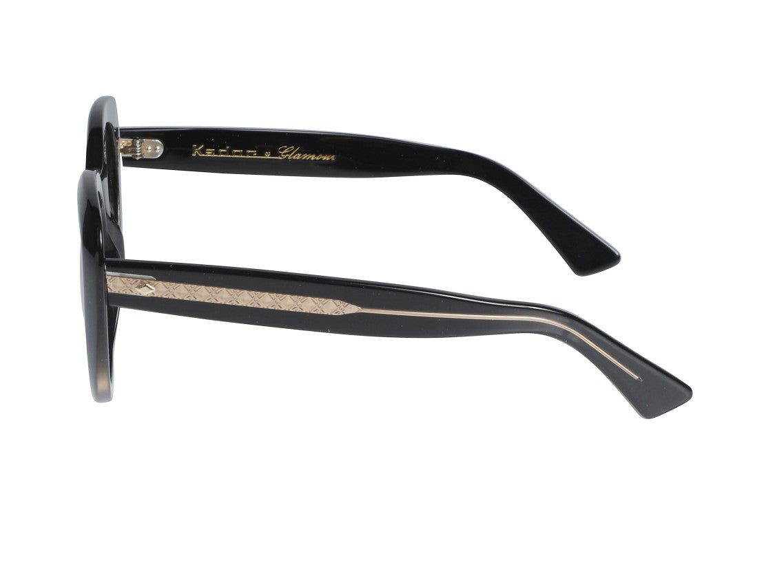 Kador Sophia Glamour Gradient Oversized Round Sunglasses