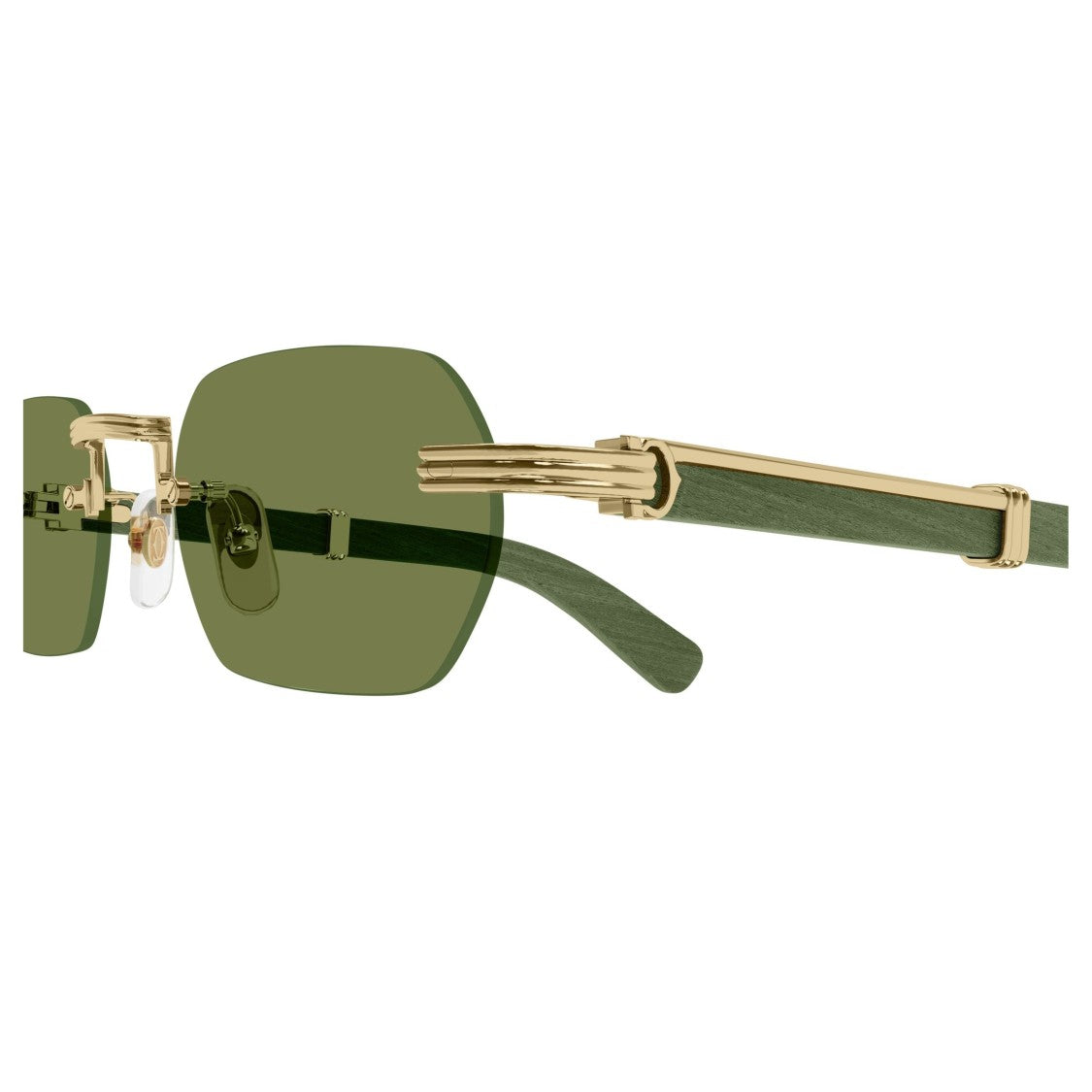 Cartier Ct0362s Rimless Sunglasses