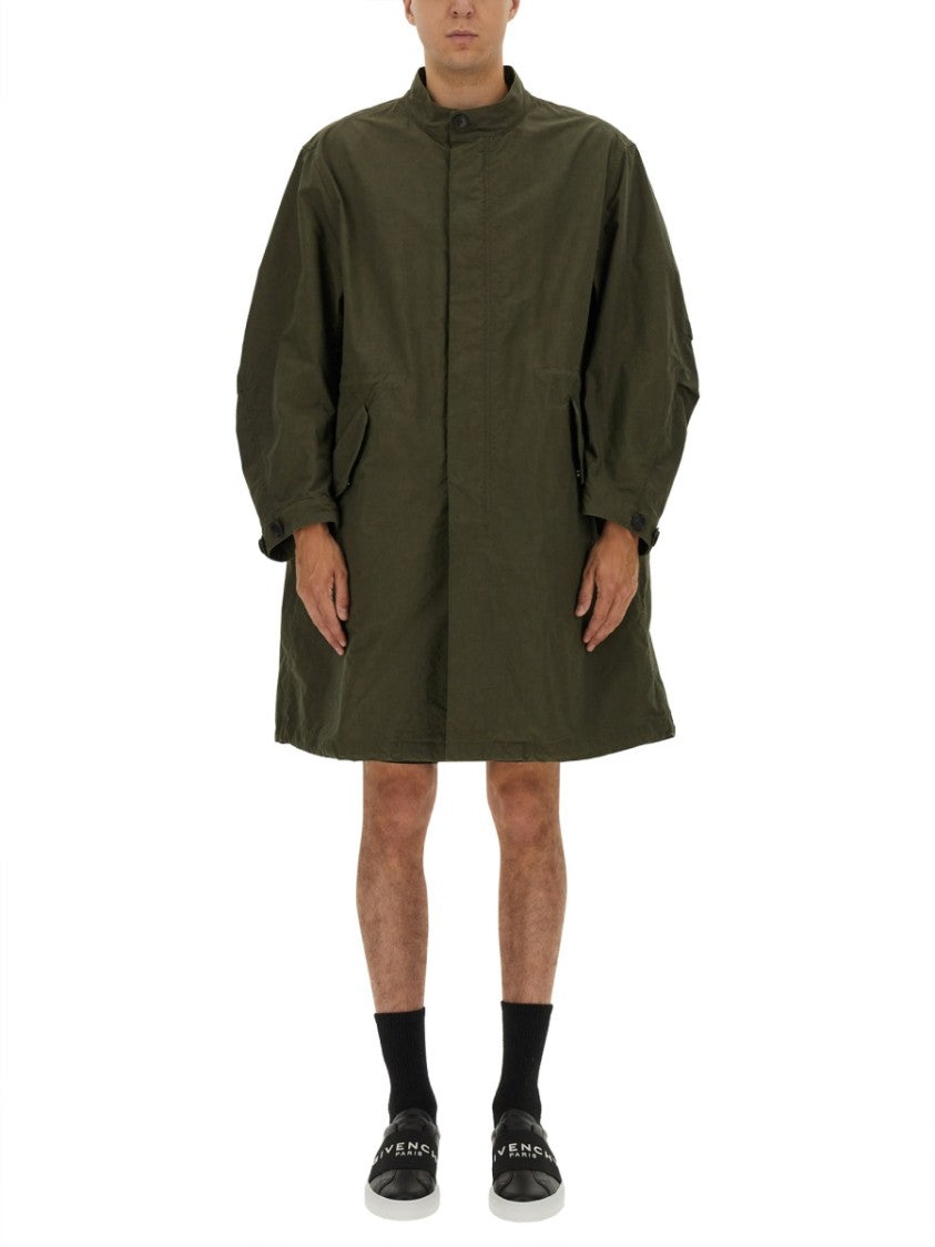 Givenchy Knee-Length Parka With Bold Logo