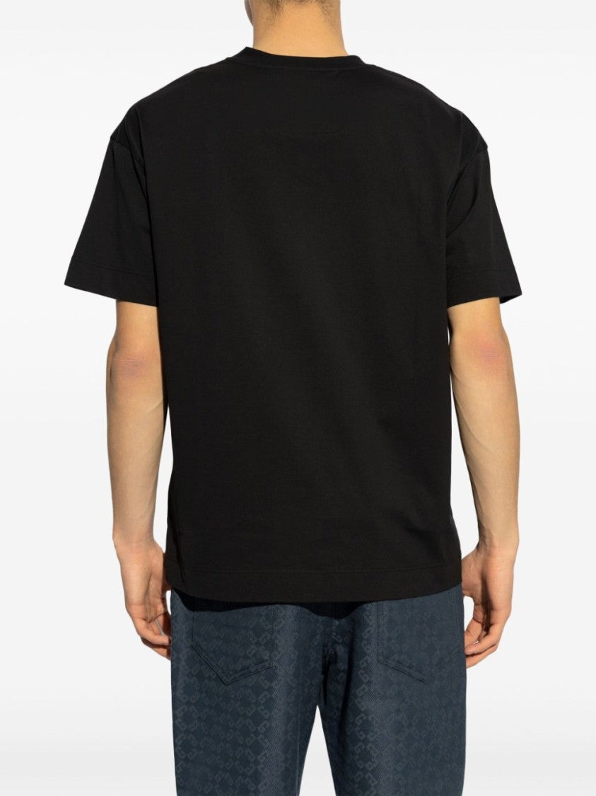 Givenchy Graphic Print Black Crew Neck T-Shirt
