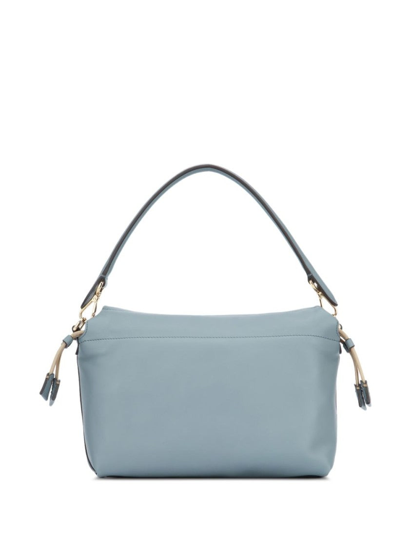 Fendi Medium Mercury Blue Nappa Leather Baguette Bag