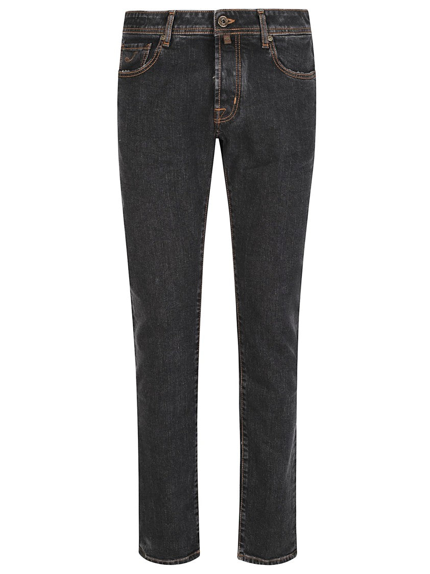 Jacob Cohen 5 Pocket Slim Fit Bard Denim Jeans